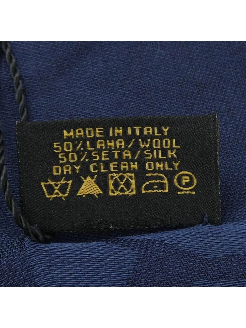 Bvlgari Stole Scarf Navy